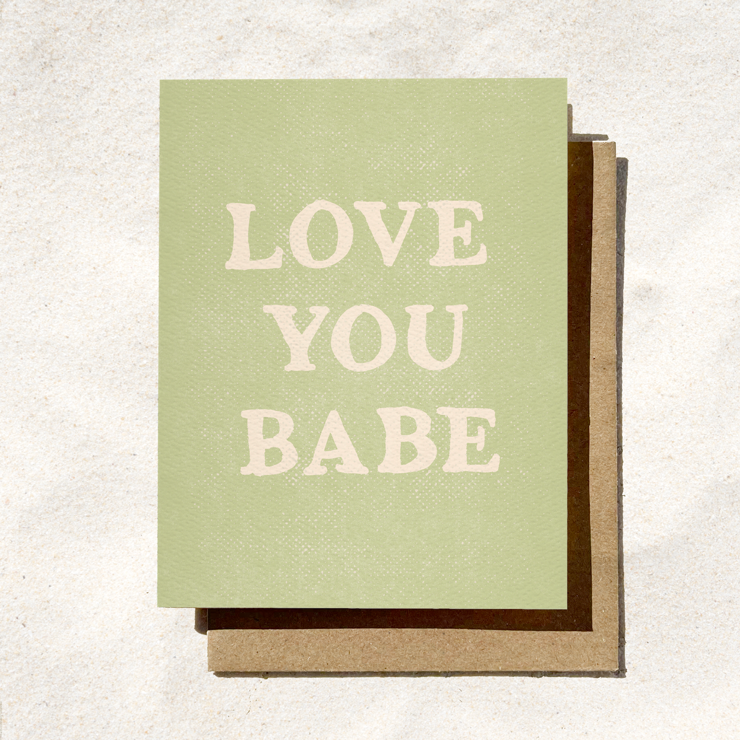 Love You Babe Card