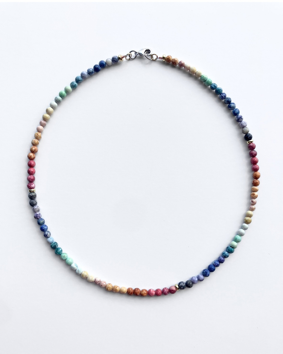 Rainbow Necklace 14”