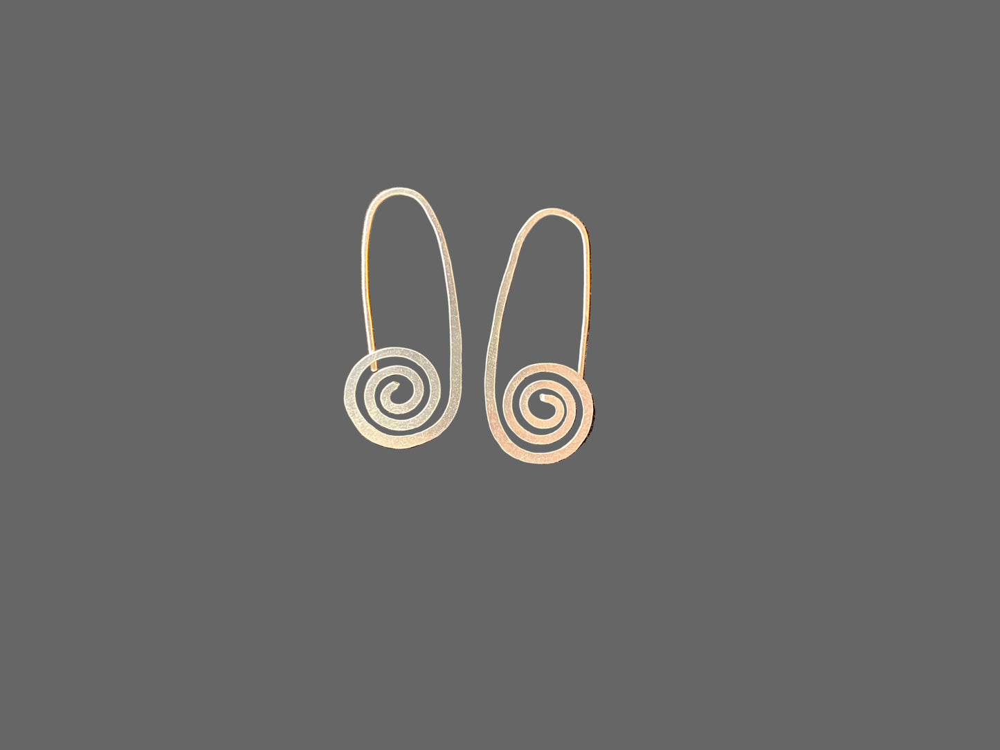 Silver Spiral Earrings - Rest Objects