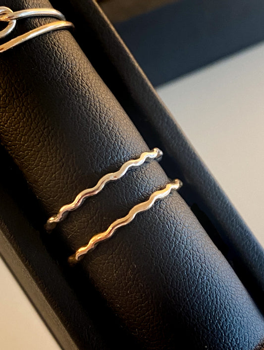 Ripple Stacking Ring