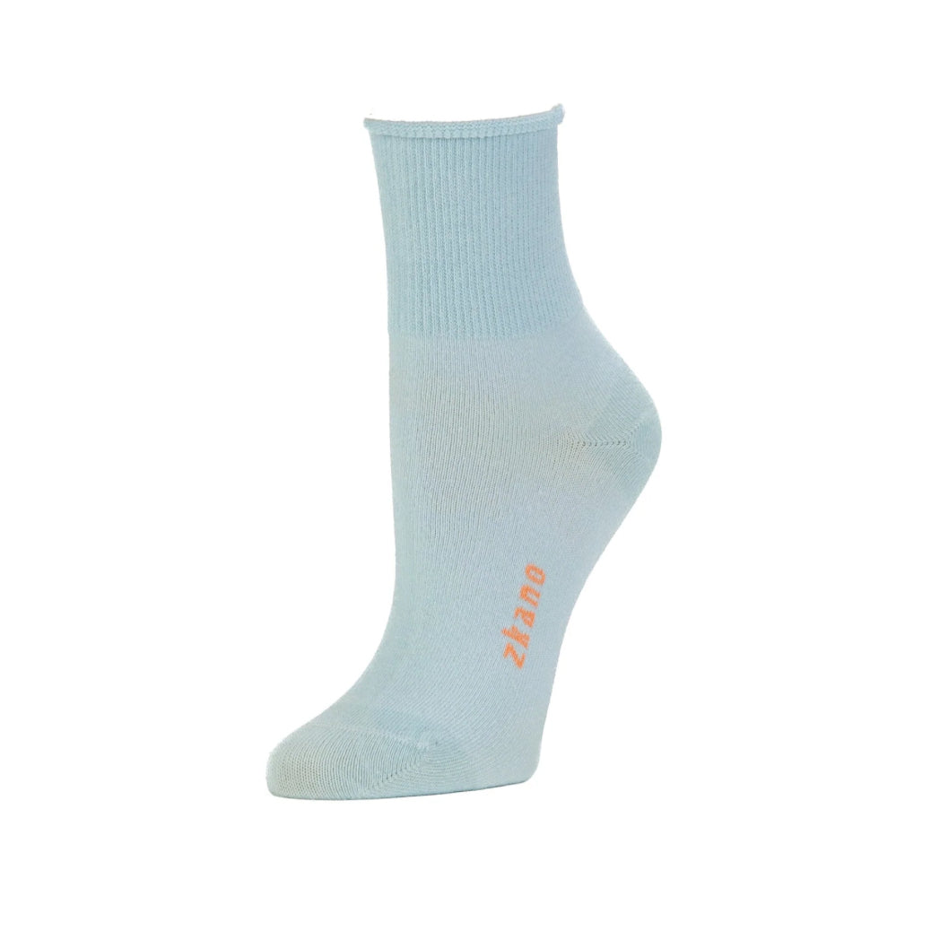 Emmy - Organic cotton crew socks - Clearwater