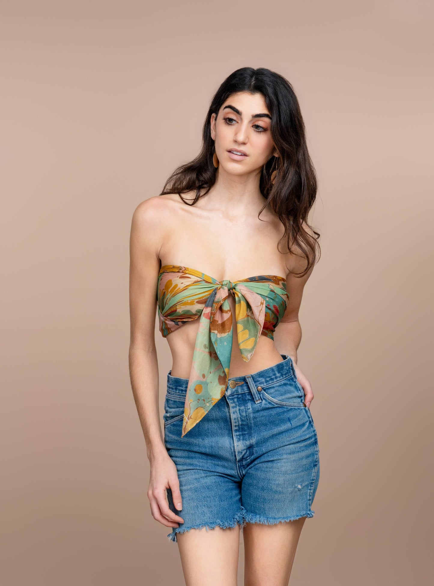 Vision Cast Large Silk Scarf