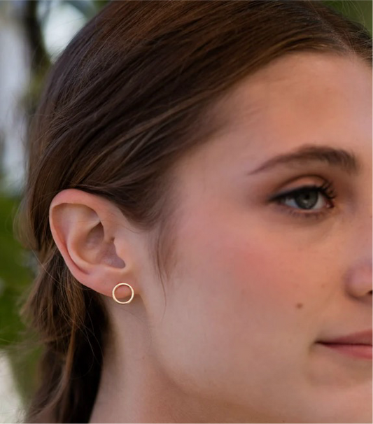 Modern Circle Studs