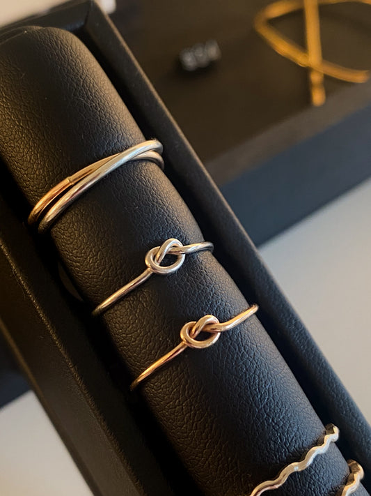 Love Knot Stacking Ring