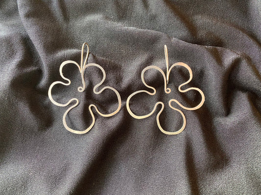 Flower Sketch Earrings