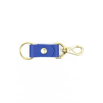 Leather Keychain - Lapis