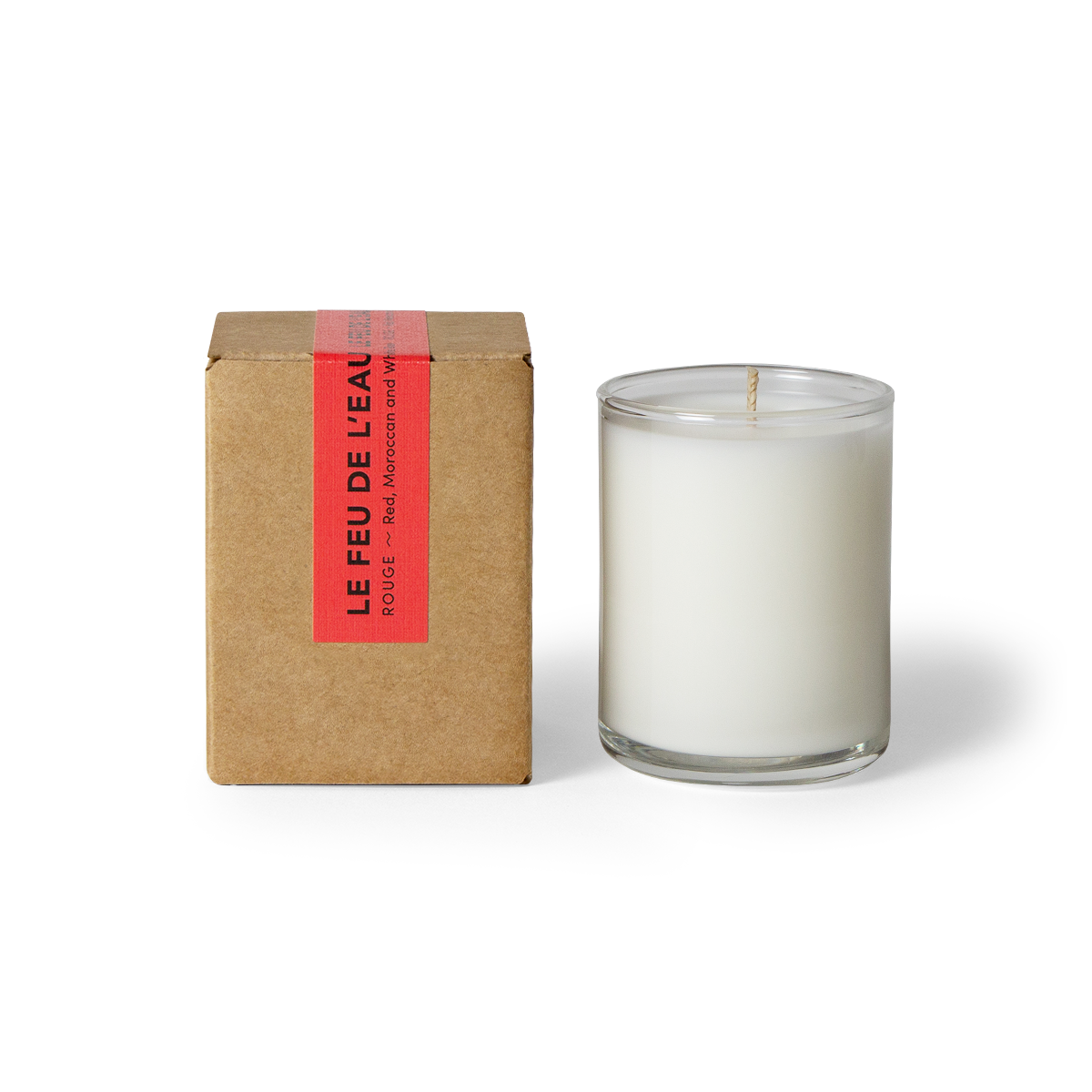 Rouge - 3 oz glass votive