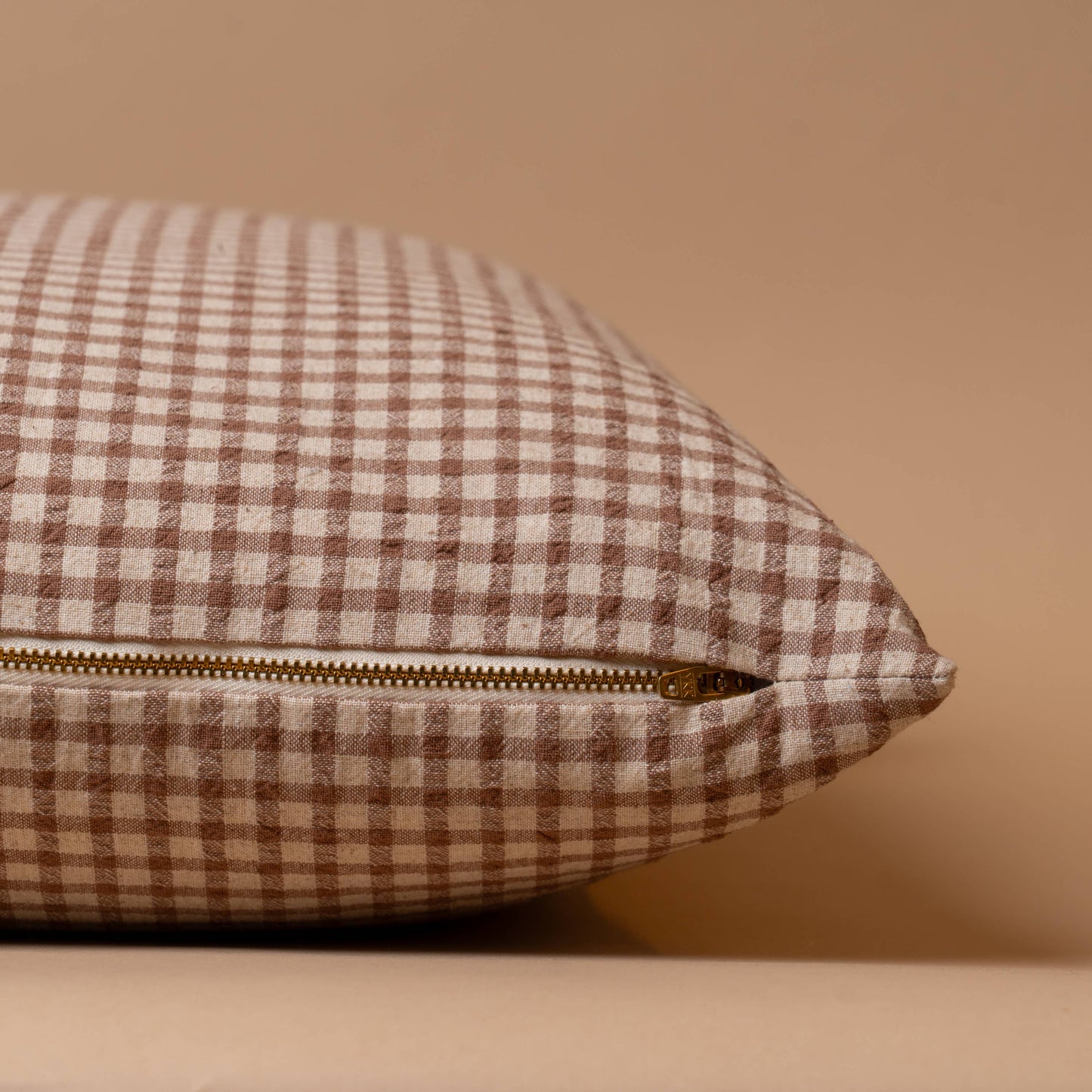 Block Printed Linen Pillow 20" x 20" - Colby