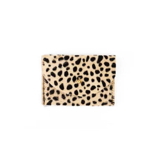 Leather Card Case - Cheetah