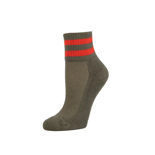 Retro Stripes - Organic Cotton Ankle Socks