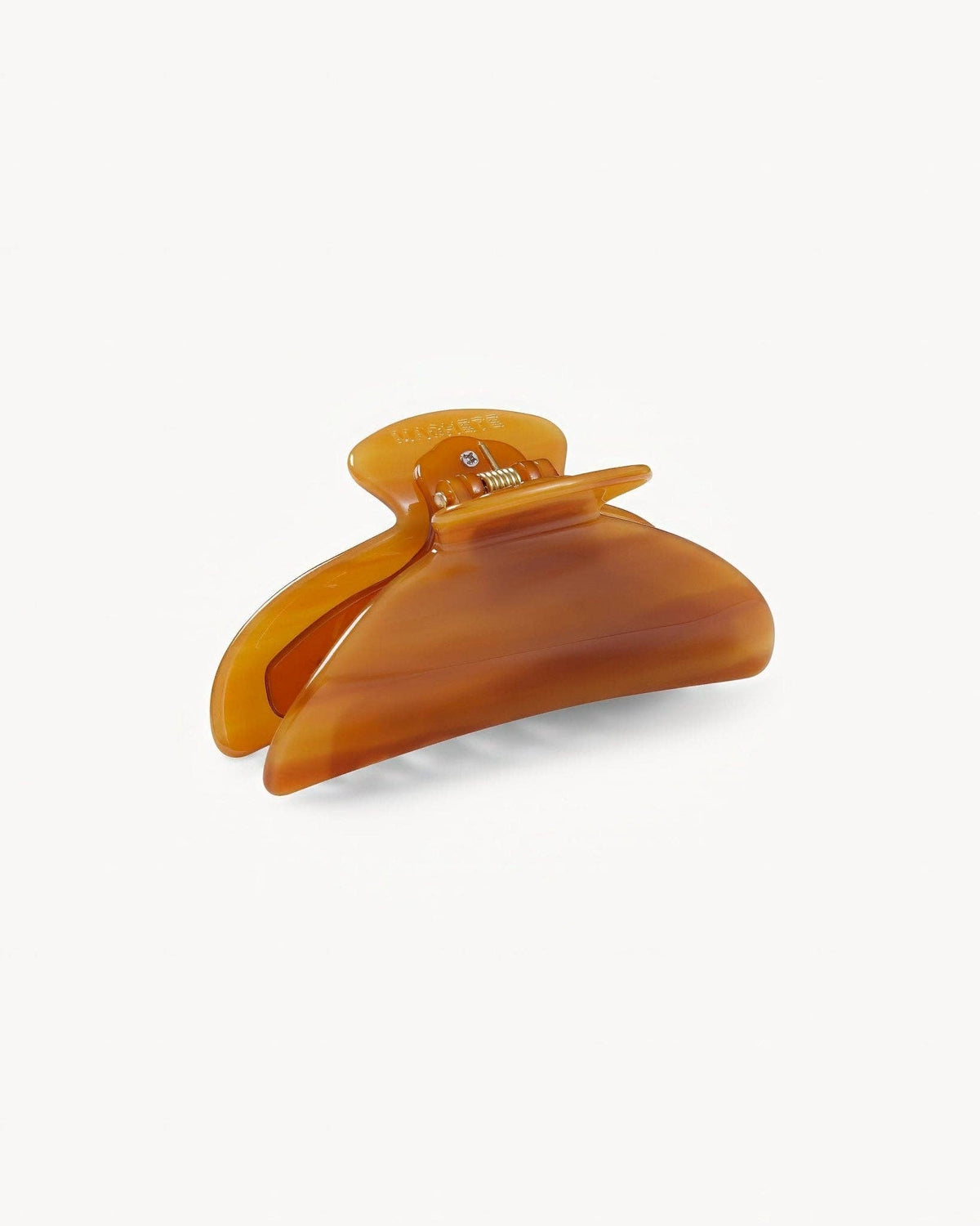 Midi Heirloom Claw in Cognac