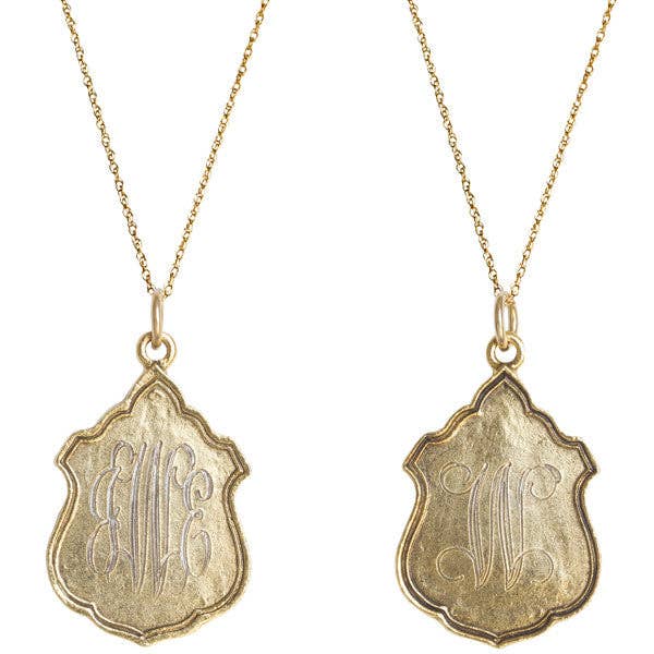 Antique Royal Crest in 30" Chain
