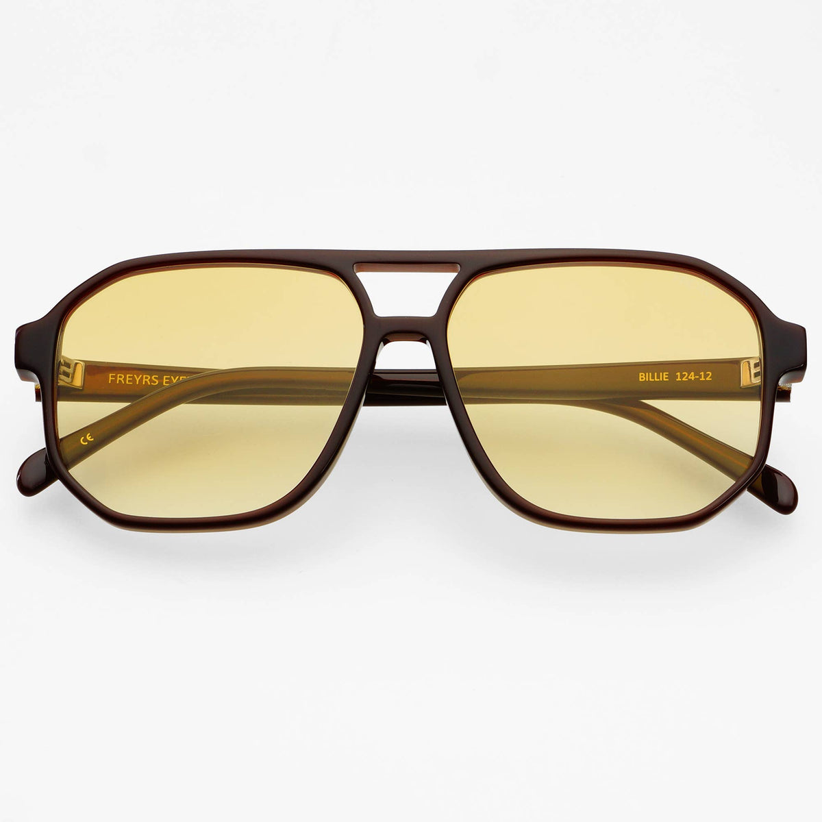 Billie Unisex Aviator Sunglasses - Dark Chocolate