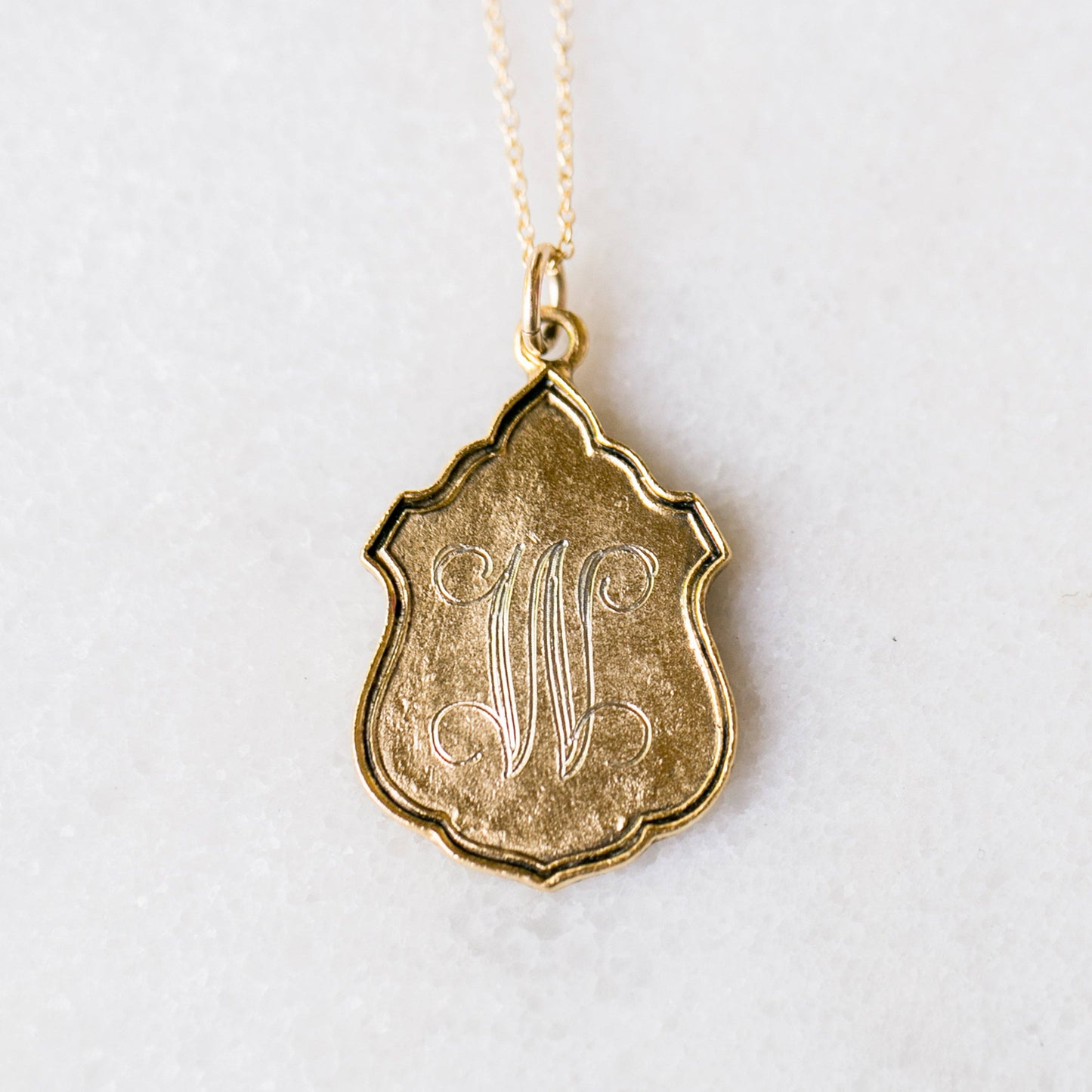 Antique Royal Crest in 30" Chain