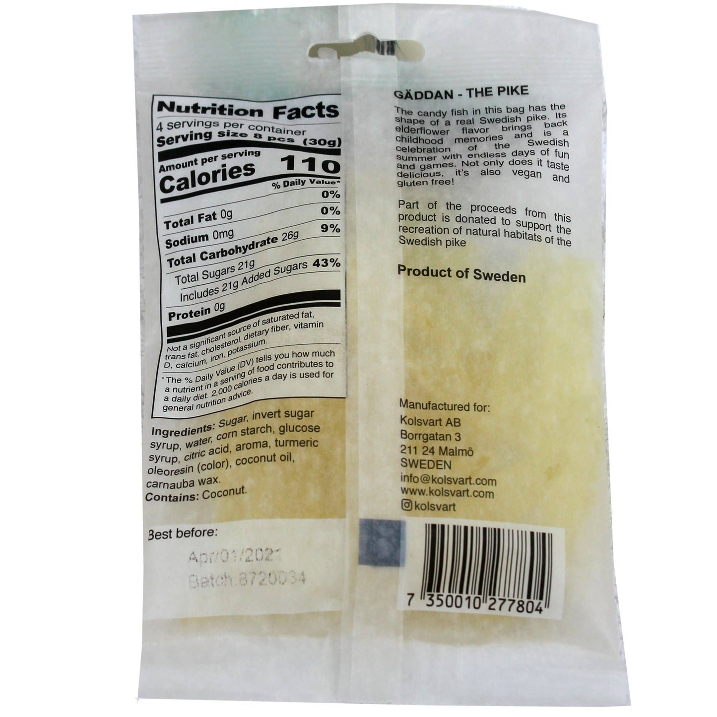 Kolsvart - Elderflower Flavored Pike Fish
