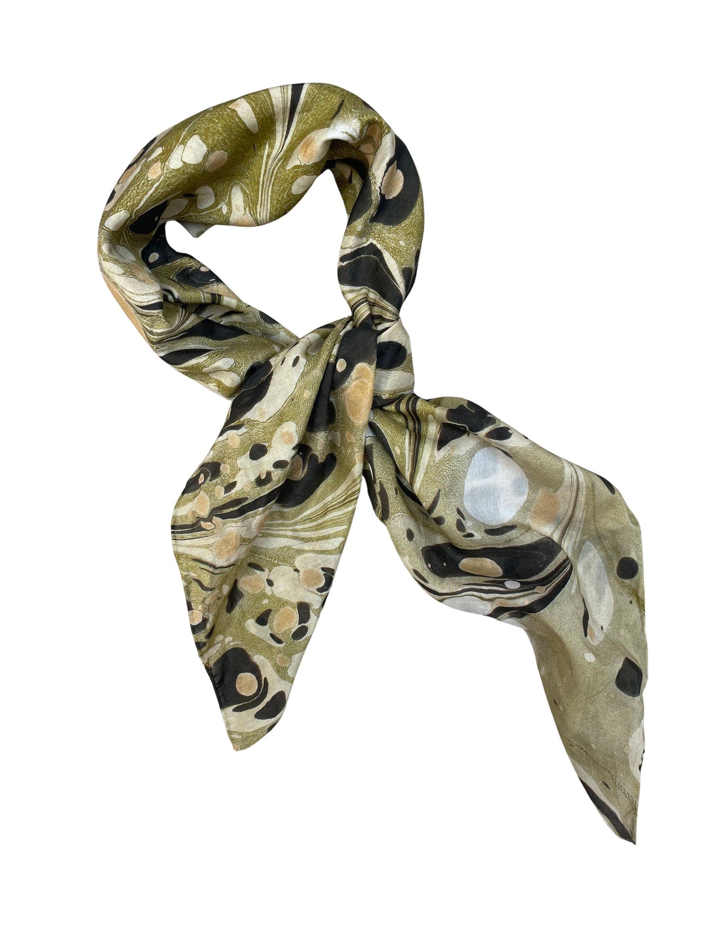 Time After Large Silk Scarf