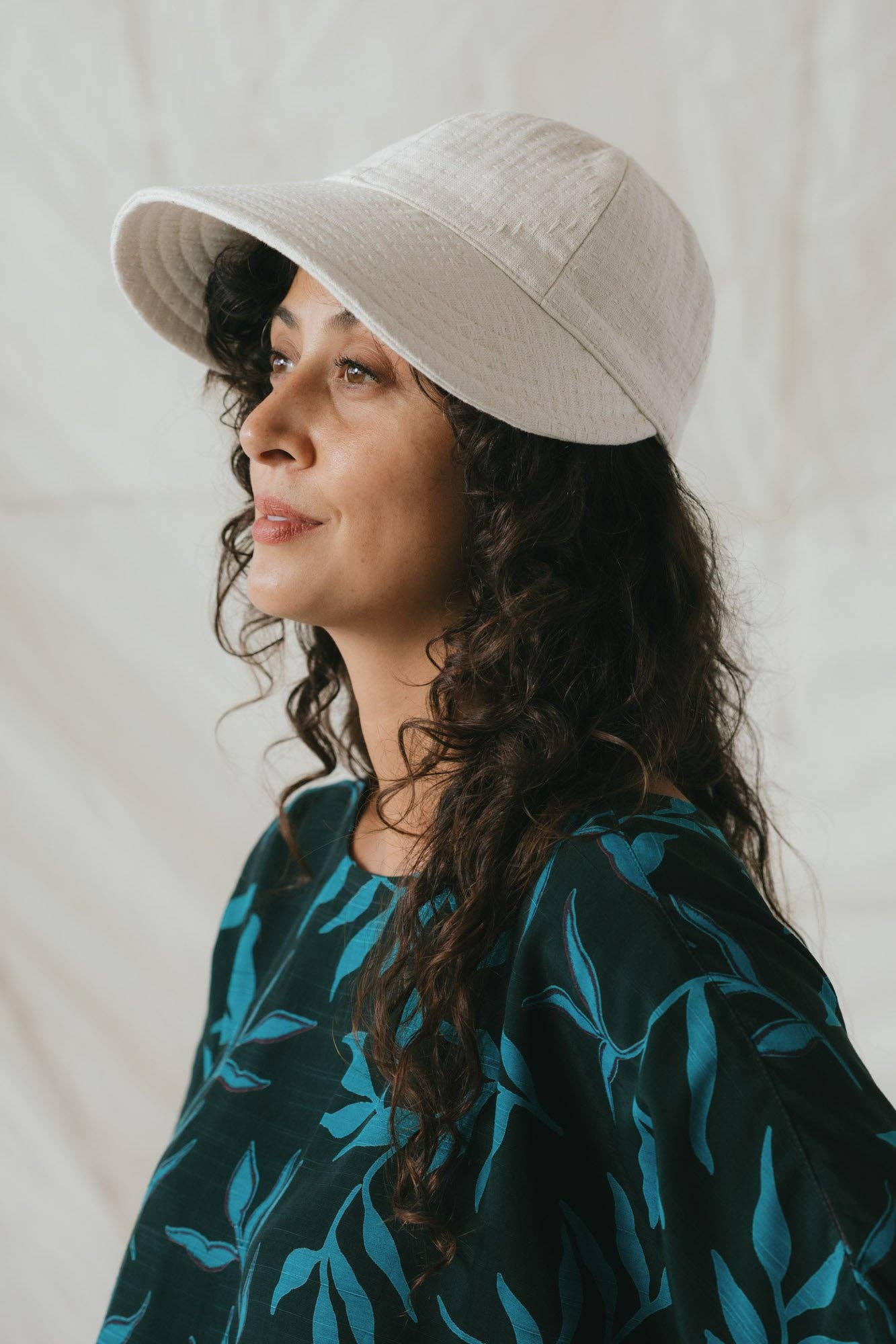 Soleil Hat - Natural Sashiko