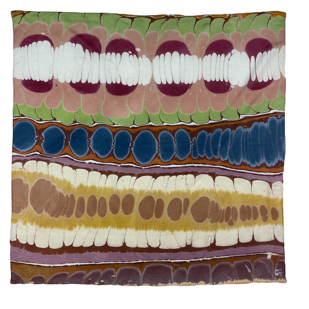 Wonderkid Large Marbled Silk/Cotton Scarf