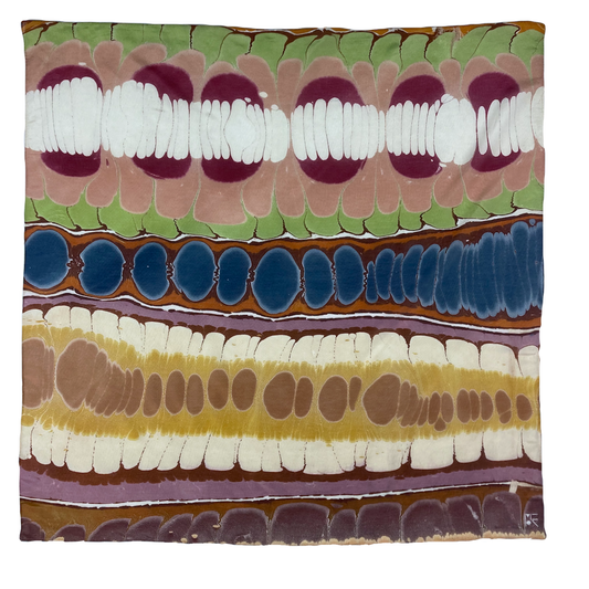 Wonderkid Large Marbled Silk/Cotton Scarf