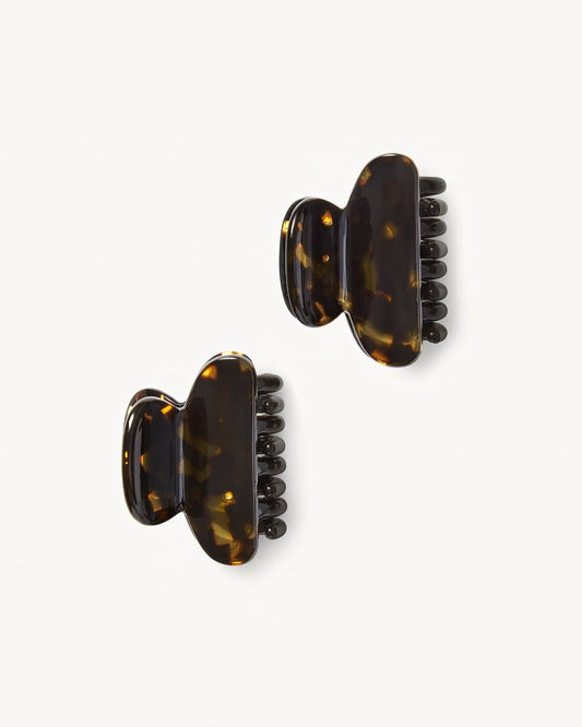 Twin Heirloom Claws in Dark Tortoise