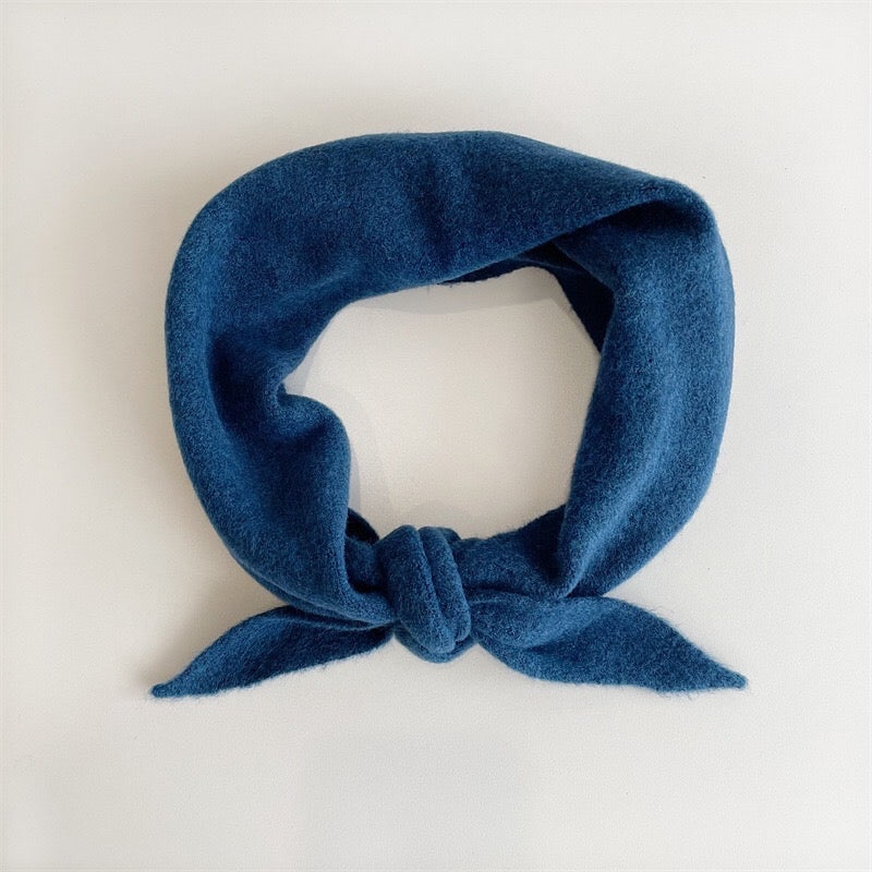 Fuzzy Wool Cravat Scarf