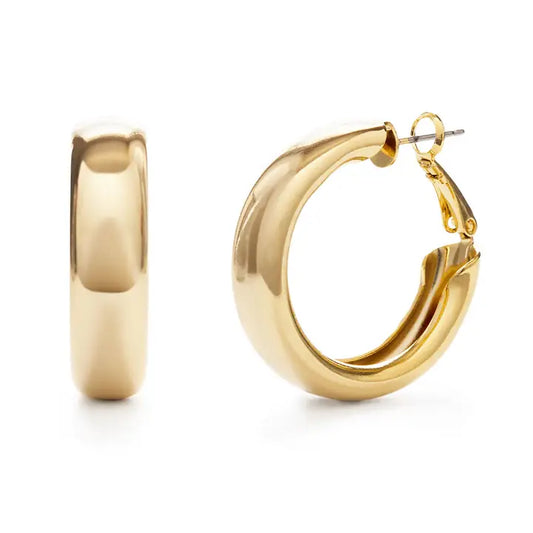 Chunky Gold Hoops