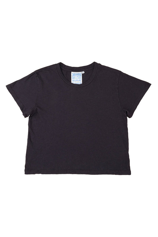 Ojai Cropped Tee - Black
