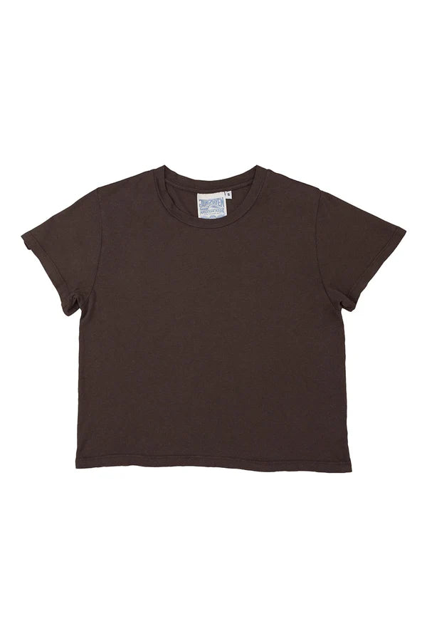 Ojai Cropped Tee - Coffee Bean