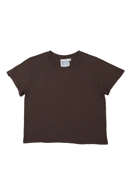Ojai Cropped Tee - Coffee Bean