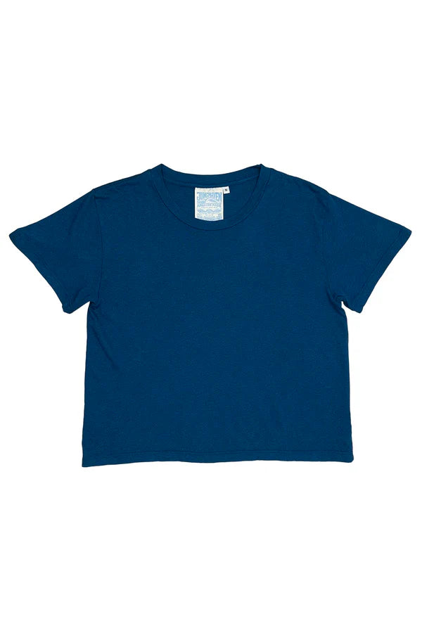 Ojai Cropped Tee - Deep Indigo