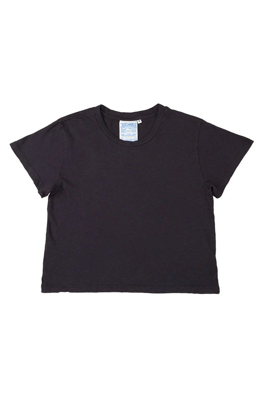 Ojai Cropped Tee - Black