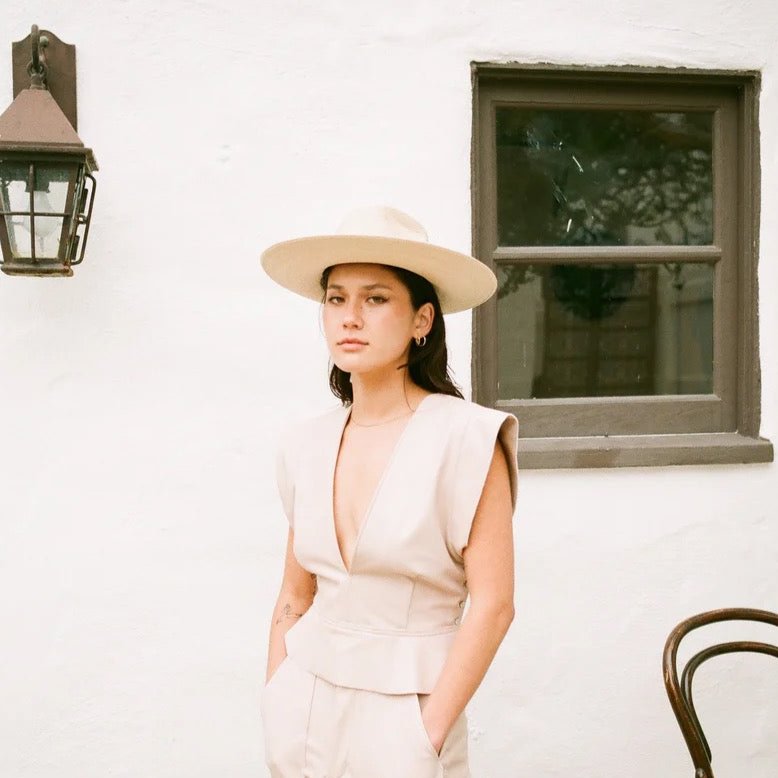 Cava Straw Hat - Creme