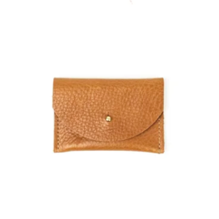 Leather Card Case - Cognac