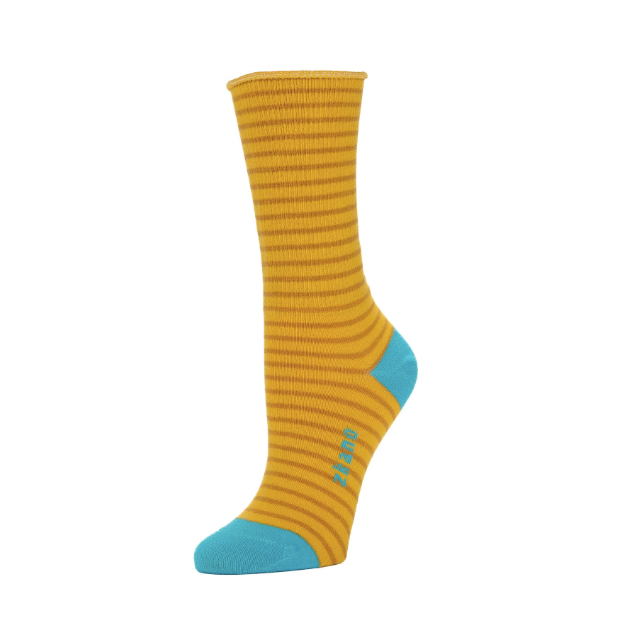 Organic Cotton Roll Top Socks - Golden Hour