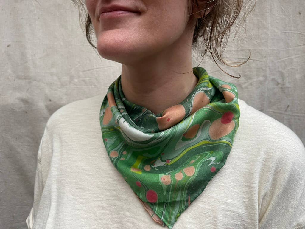 Garden Party Silk Bandana