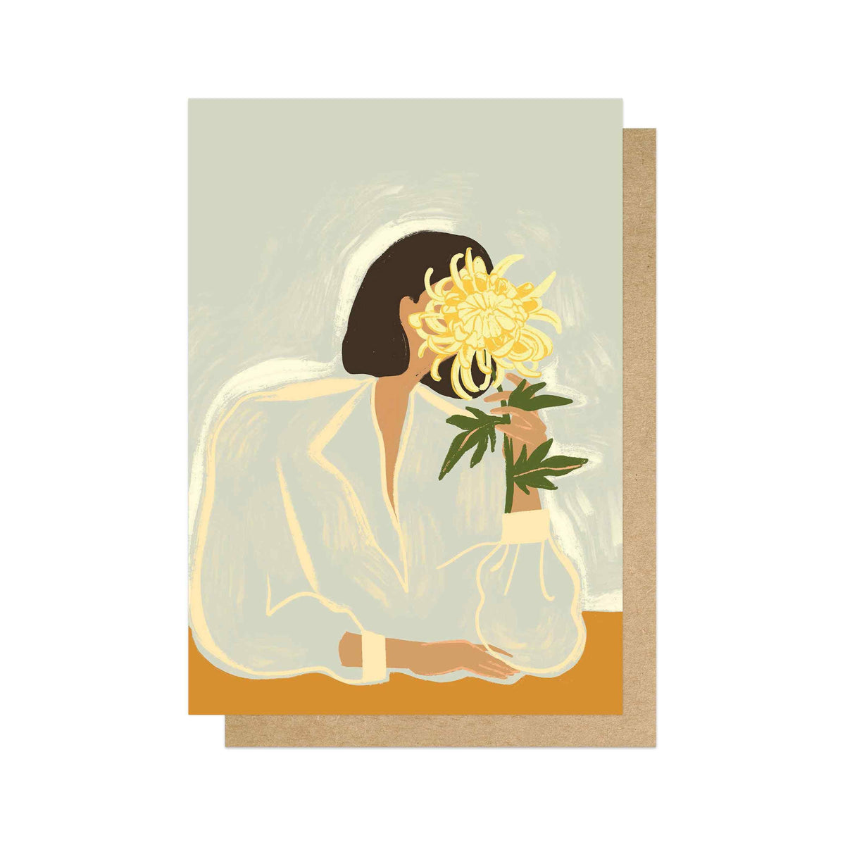 Chrysanthemum Greeting Card