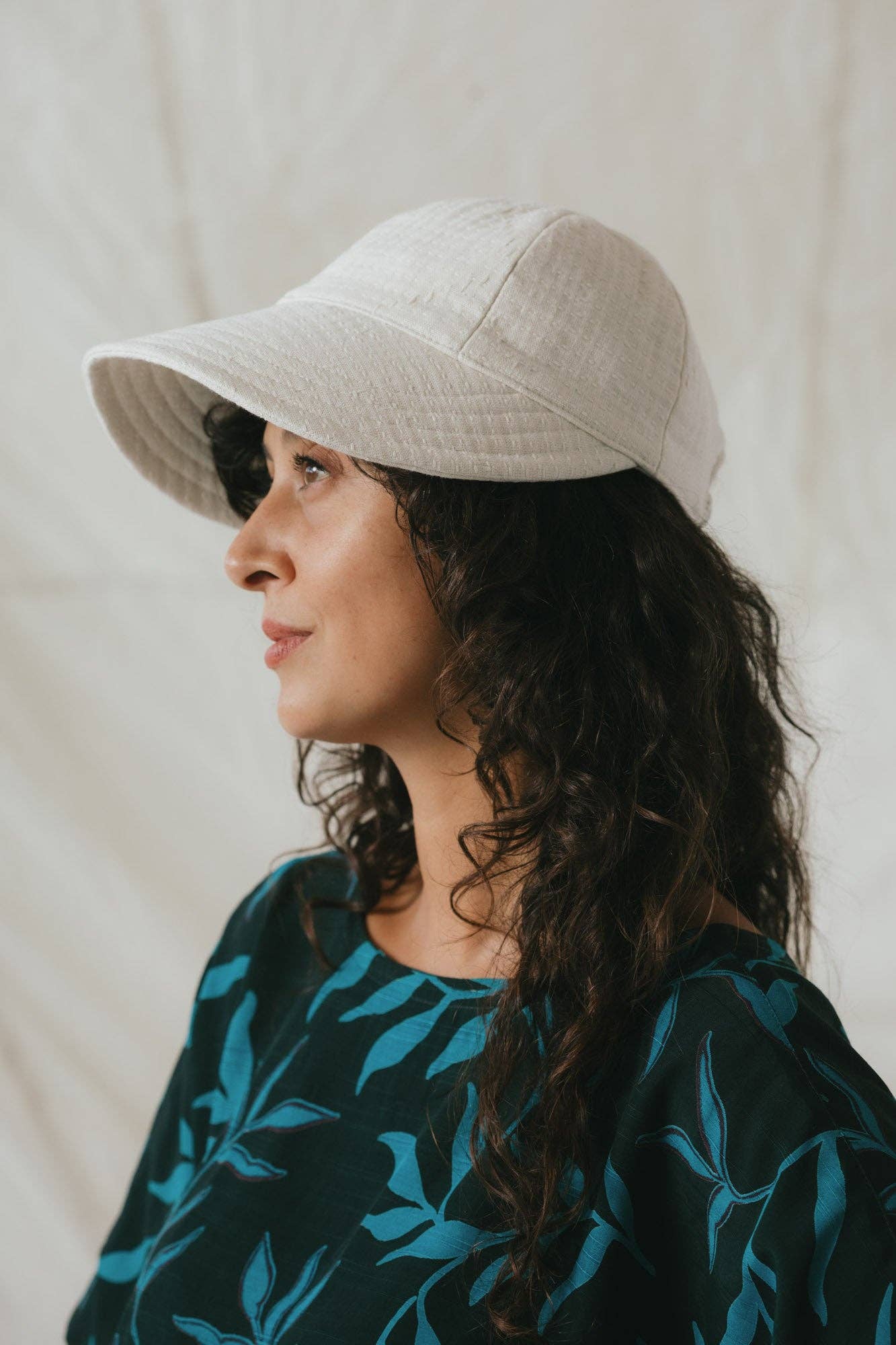 Soleil Hat - Natural Sashiko
