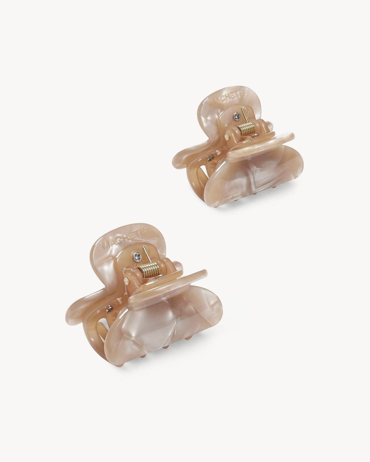 Twin Heirloom Claws in Sand Shell
