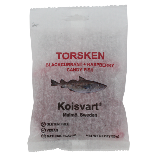 Kolsvart - Raspberry & Blackcurrant Swedish Fish