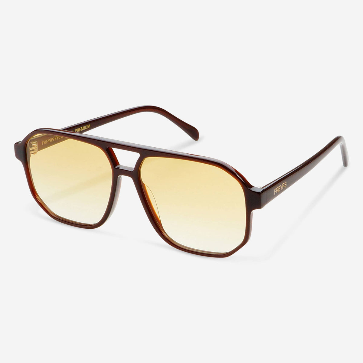 Billie Unisex Aviator Sunglasses - Dark Chocolate