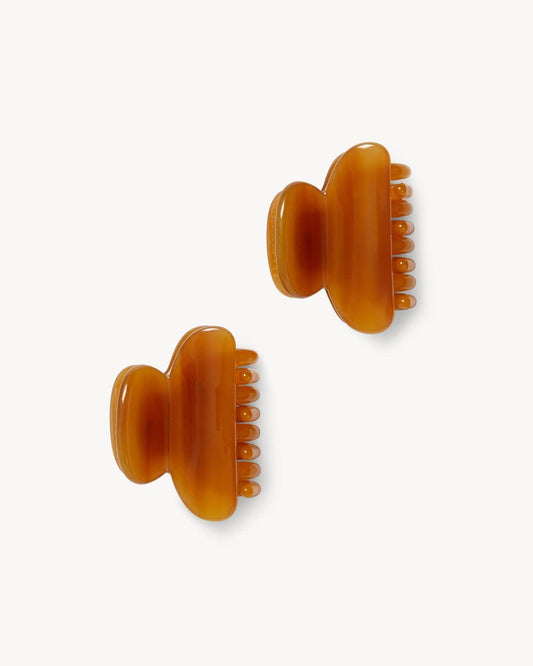 Twin Heirloom Claws in Cognac