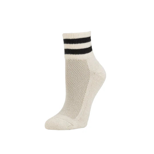 Retro Stripes - Organic Cotton Ankle Socks